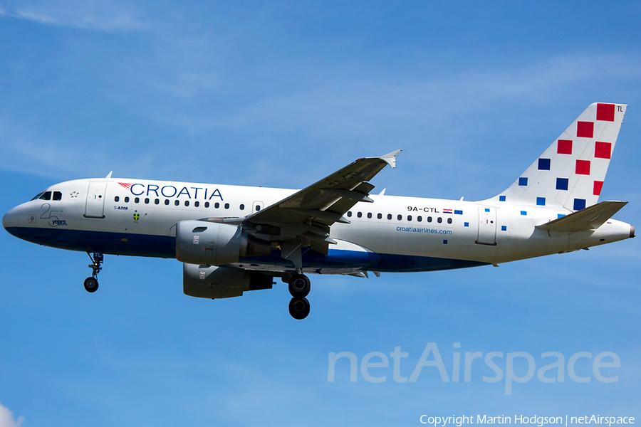 Croatia Airlines Airbus A319-112 (9A-CTL) | Photo 49820