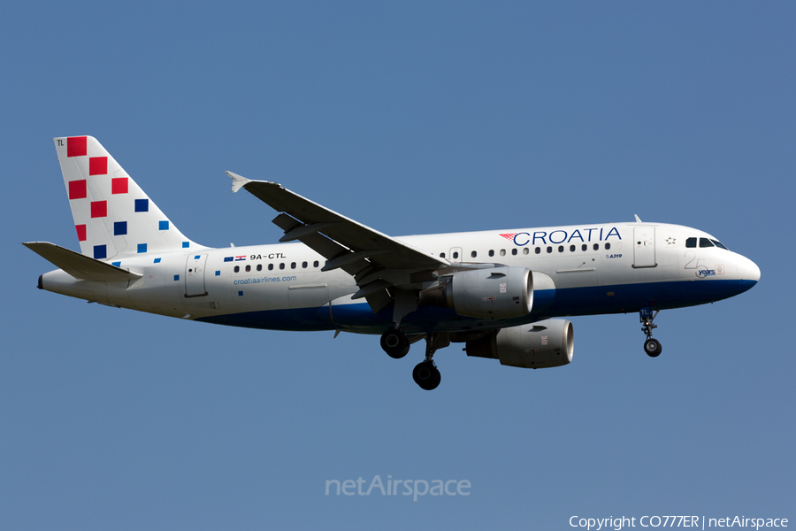 Croatia Airlines Airbus A319-112 (9A-CTL) | Photo 53058