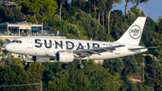 Sundair Airbus A319-112 (9A-MUC) at  Corfu - International, Greece
