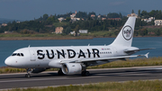 Sundair Airbus A319-112 (9A-MUC) at  Corfu - International, Greece