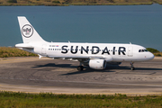 Sundair Airbus A319-112 (9A-MUC) at  Corfu - International, Greece