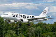 Sundair Airbus A319-112 (9A-MUC) at  Lübeck-Blankensee, Germany