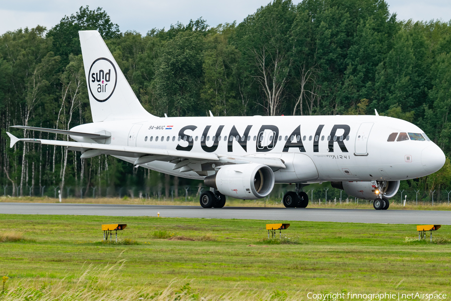 Sundair Airbus A319-112 (9A-MUC) | Photo 581706