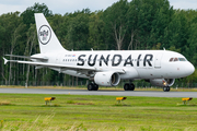 Sundair Airbus A319-112 (9A-MUC) at  Lübeck-Blankensee, Germany