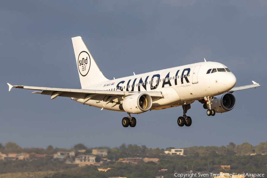 Sundair Airbus A319-112 (9A-MUC) | Photo 584309
