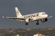 Sundair Airbus A319-112 (9A-MUC) at  Palma De Mallorca - Son San Juan, Spain