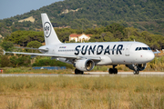Sundair Airbus A320-214 (9A-SHO) at  Rhodes, Greece