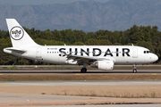 Sundair Airbus A319-111 (9A-ZAG) at  Antalya, Turkey