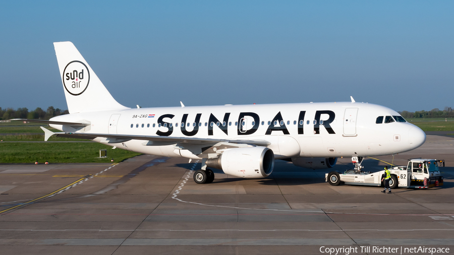 Sundair Airbus A319-111 (9A-ZAG) | Photo 504791