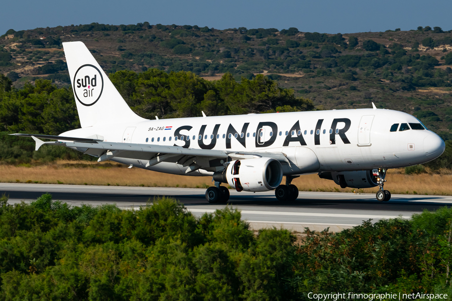 Sundair Airbus A319-111 (9A-ZAG) | Photo 579812