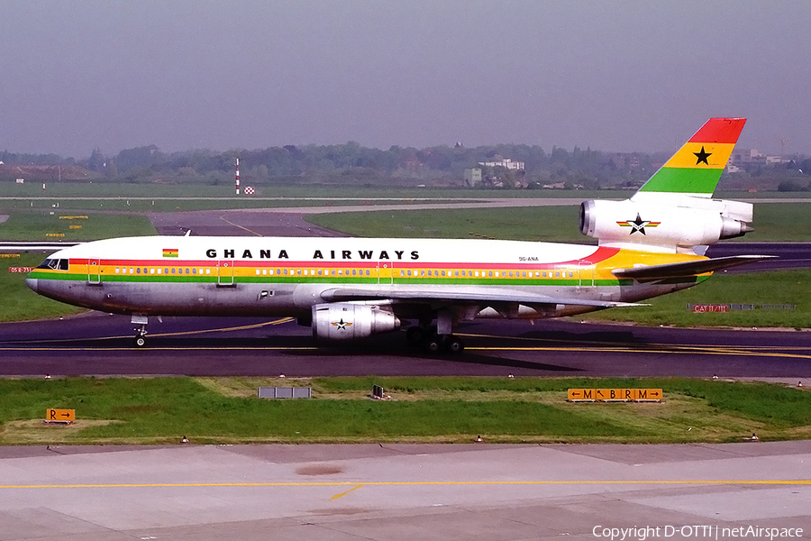 Ghana Airways McDonnell Douglas DC-10-30 (9G-ANA) | Photo 142633