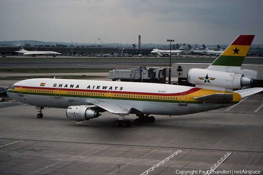 Ghana Airways McDonnell Douglas DC-10-30 (9G-ANA) | Photo 76965