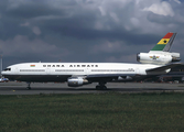 Ghana Airways McDonnell Douglas DC-10-30 (9G-ANE) at  Hamburg - Fuhlsbuettel (Helmut Schmidt), Germany