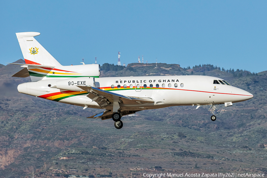 Ghanaian Government Dassault Falcon 900EX (9G-EXE) | Photo 601731