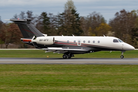 Flexjet Operations Malta Embraer EMB-550 Legacy 500 (9H-AFX) at  Hamburg - Fuhlsbuettel (Helmut Schmidt), Germany