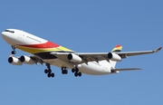 Airhub Airlines Airbus A340-313E (9H-AHUB) at  Gran Canaria, Spain