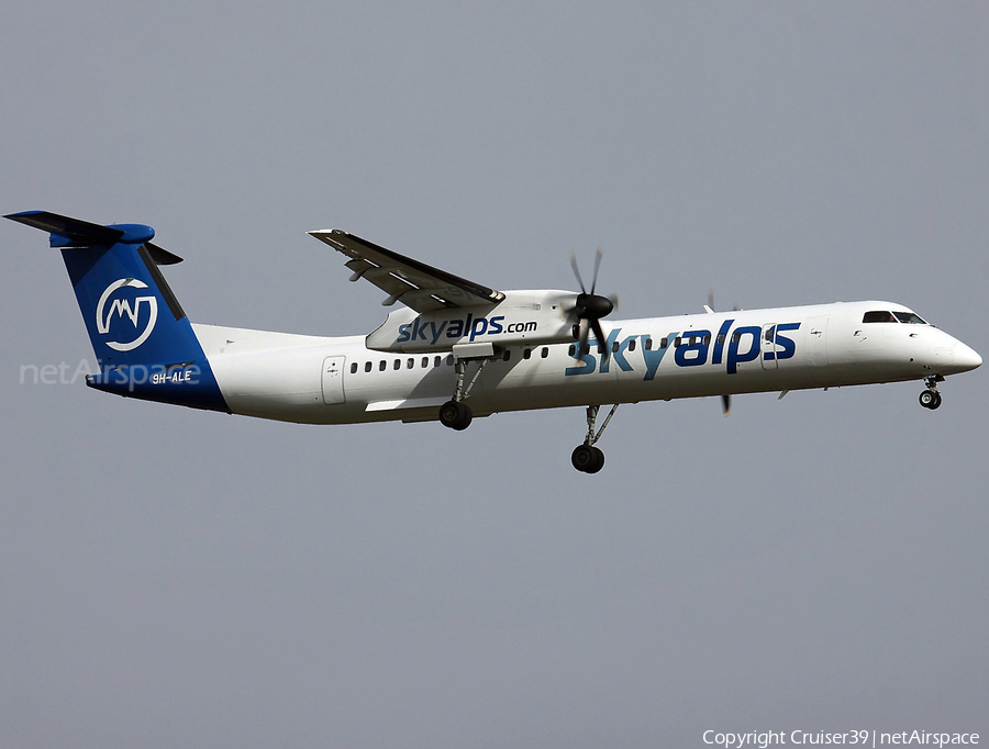 SkyAlps Bombardier DHC-8-402Q (9H-ALE) | Photo 588389