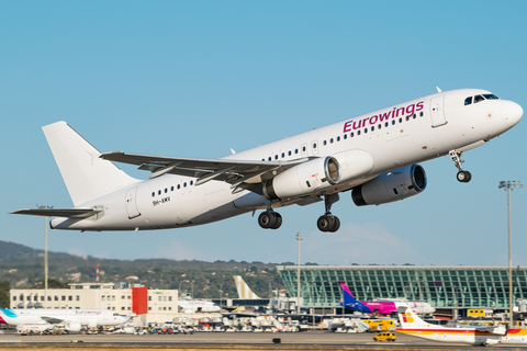 Eurowings Airbus A320-232 (9H-AMV) at  Palma De Mallorca - Son San Juan, Spain