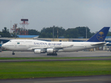 Saudi Arabian Airlines (Air Atlanta Icelandic) Boeing 747-428 (9H-AZA) at  Palembang - Sultan Mahmud Badaruddin II International, Indonesia