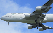 Saudi Arabian Airlines Boeing 747-428 (9H-AZB) at  Surabaya - Juanda International, Indonesia