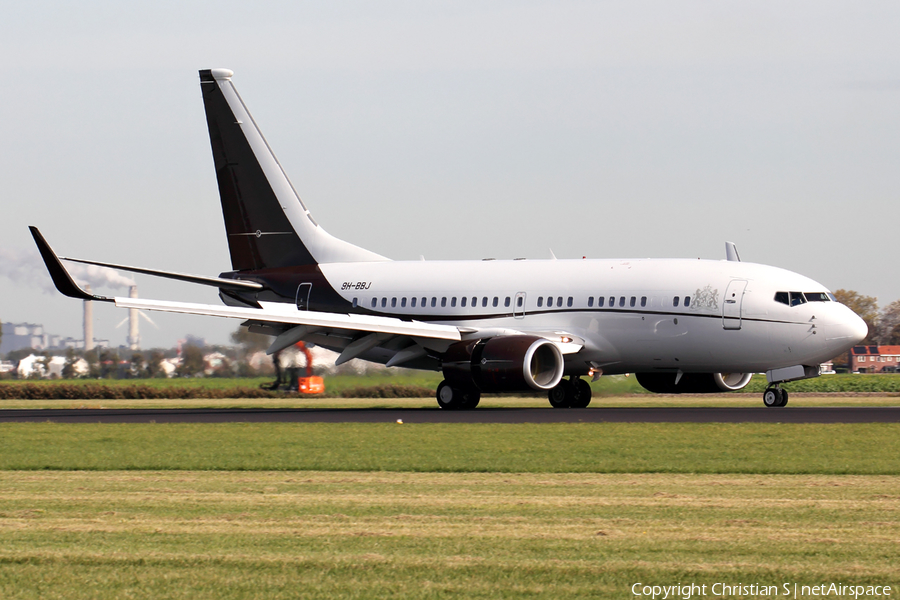 (Private) Boeing 737-7BC(BBJ) (9H-BBJ) | Photo 270509