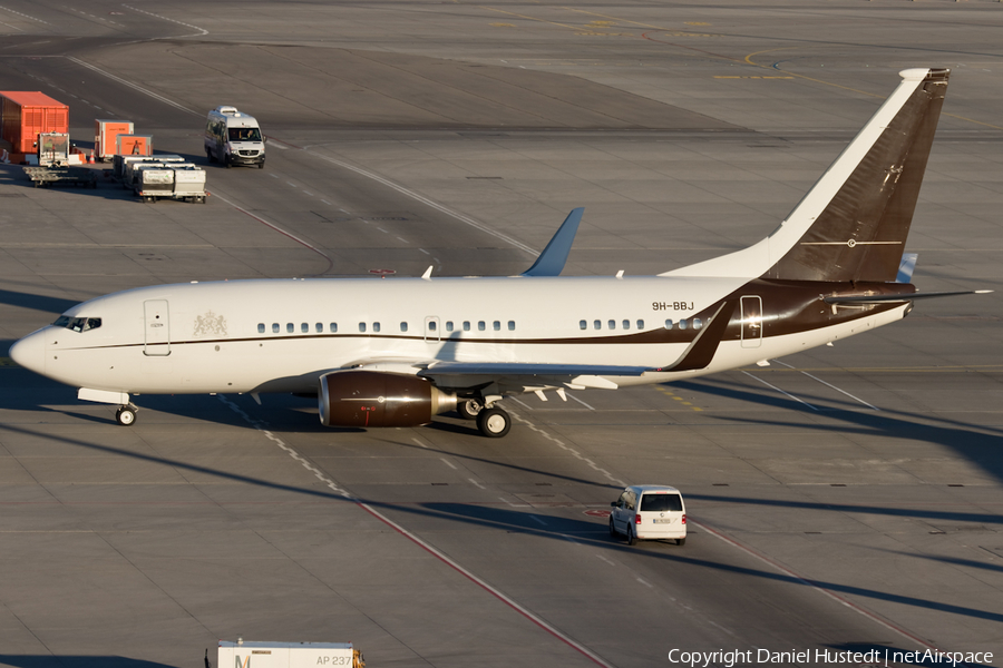 (Private) Boeing 737-7BC(BBJ) (9H-BBJ) | Photo 420309