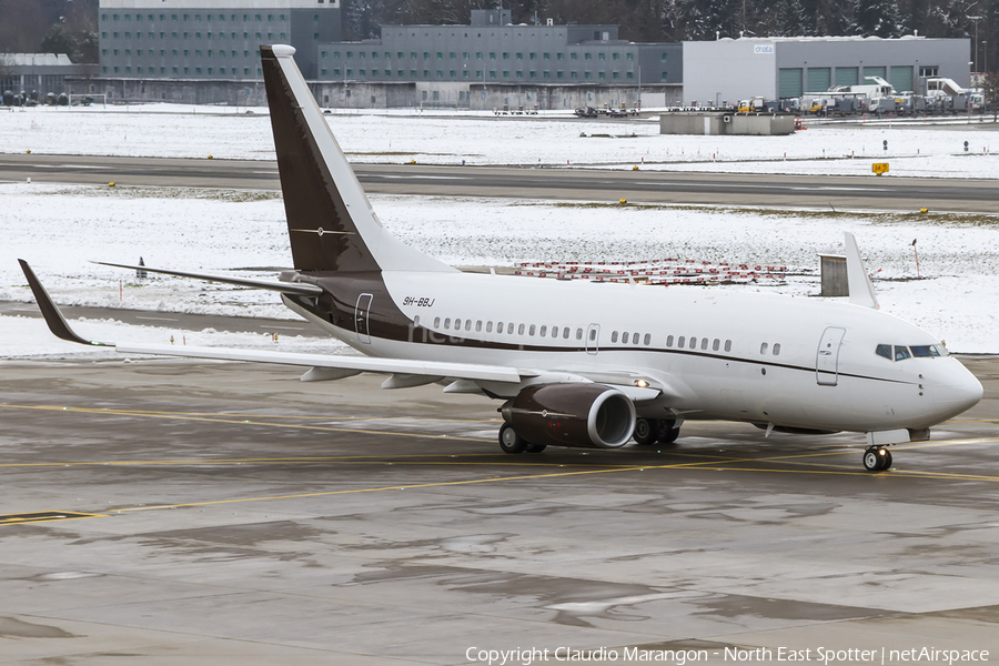 (Private) Boeing 737-7BC(BBJ) (9H-BBJ) | Photo 98323