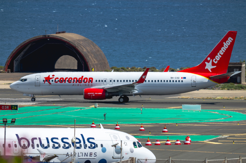 Corendon Airlines Europe Boeing 737-8GP (9H-CXD) at  Gran Canaria, Spain