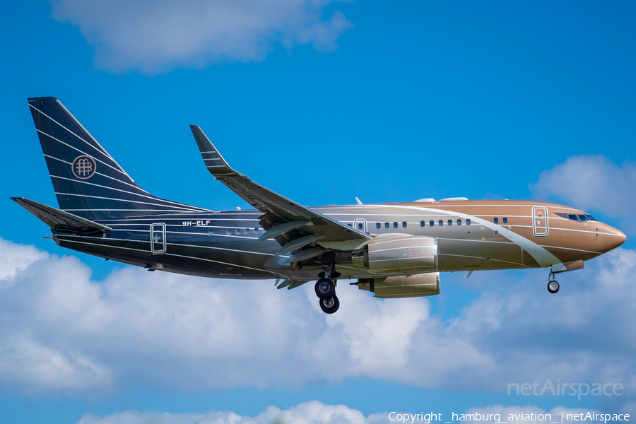 Air X Charter Boeing 737-7BC(BBJ) (9H-ELF) | Photo 517607