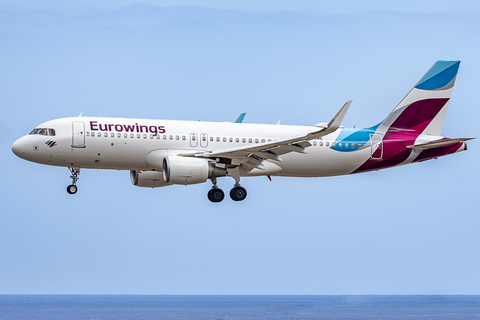 Eurowings Europe Malta Airbus A320-214 (9H-EWE) at  Gran Canaria, Spain