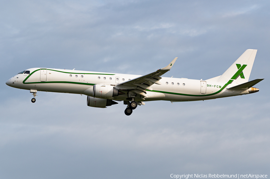 Air X Charter Embraer Lineage 1000 (ERJ-190-100 ECJ) (9H-FCM) | Photo 386518