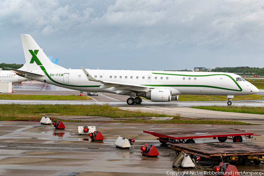 Air X Charter Embraer Lineage 1000 (ERJ-190-100 ECJ) (9H-FCM) | Photo 386520