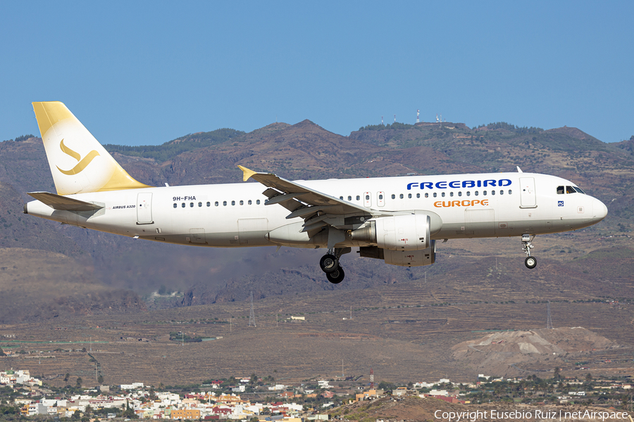 Freebird Airlines Europe Airbus A320-214 (9H-FHA) | Photo 464794
