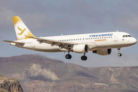 Freebird Airlines Europe Airbus A320-214 (9H-FHA) at  Gran Canaria, Spain