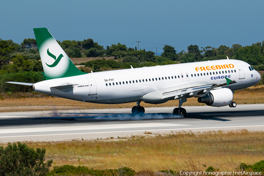 Freebird Airlines Europe Airbus A320-214 (9H-FHY) | Photo 579878