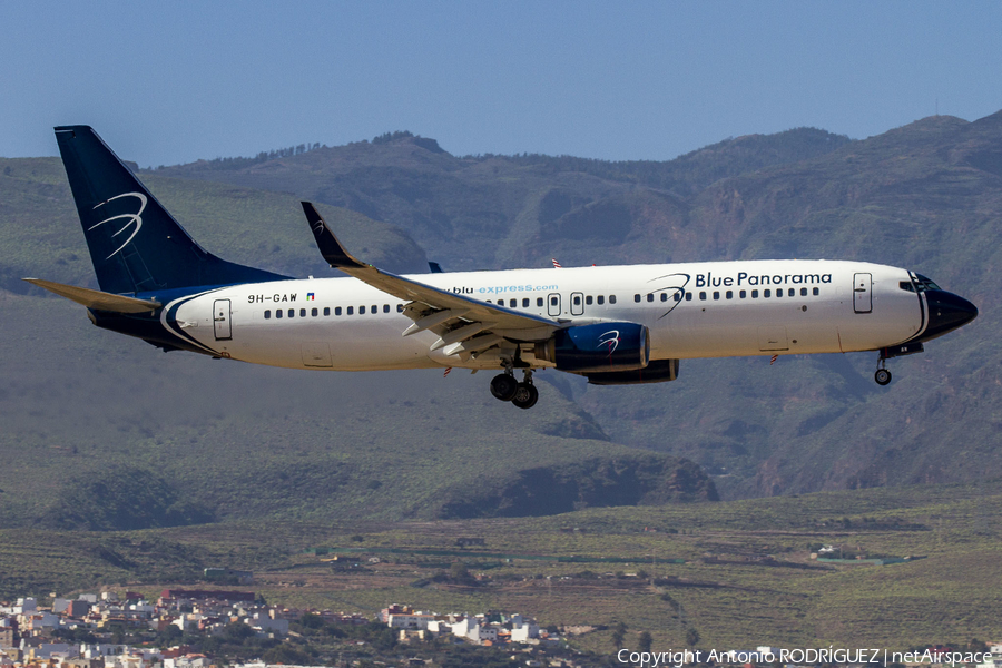 Blue Panorama Airlines Boeing 737-8Z0 (9H-GAW) | Photo 369961