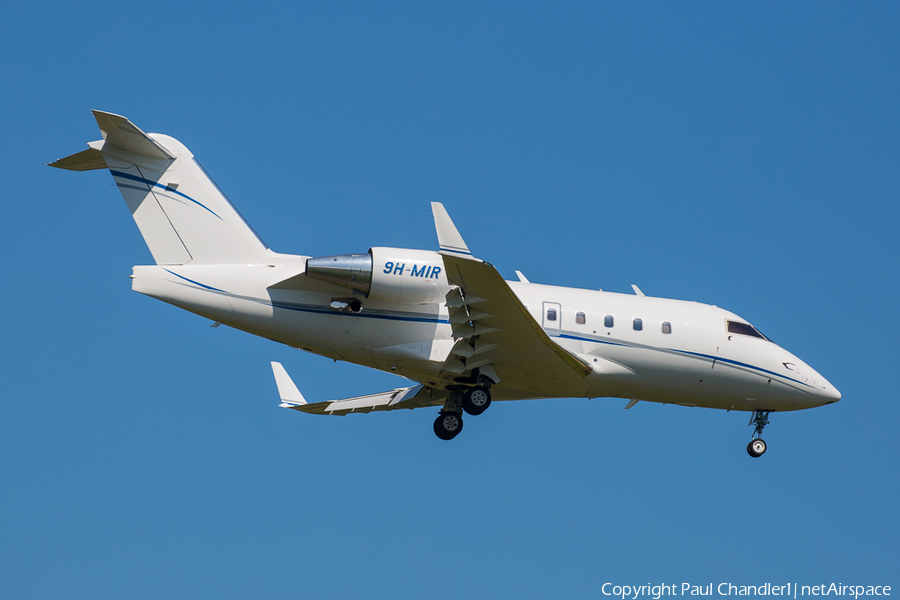 Hi Fly Malta Bombardier CL-600-2B16 Challenger 604 (9H-MIR) | Photo 450080