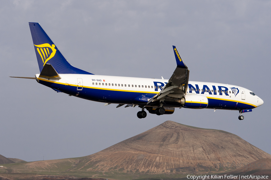 Malta Air (Ryanair) Boeing 737-8AS (9H-QAD) | Photo 534411