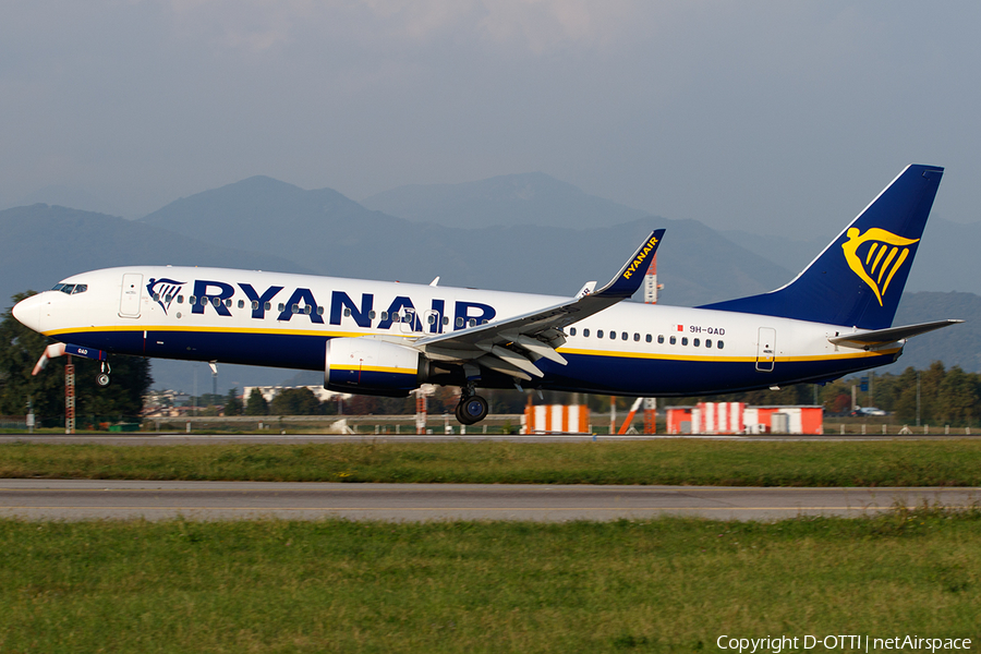 Malta Air (Ryanair) Boeing 737-8AS (9H-QAD) | Photo 480103
