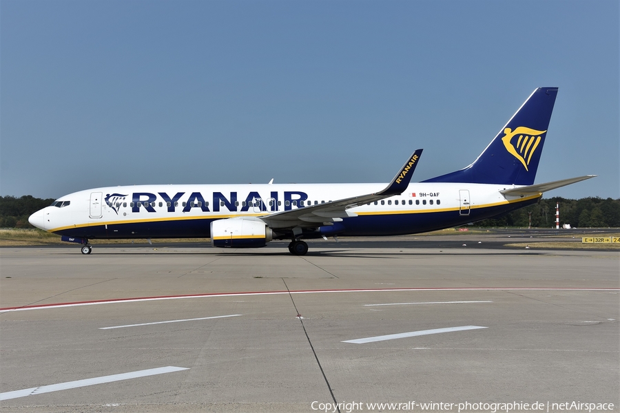 Malta Air (Ryanair) Boeing 737-8AS (9H-QAF) | Photo 379618