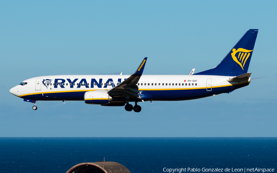 Malta Air (Ryanair) Boeing 737-8AS (9H-QAF) | Photo 337043