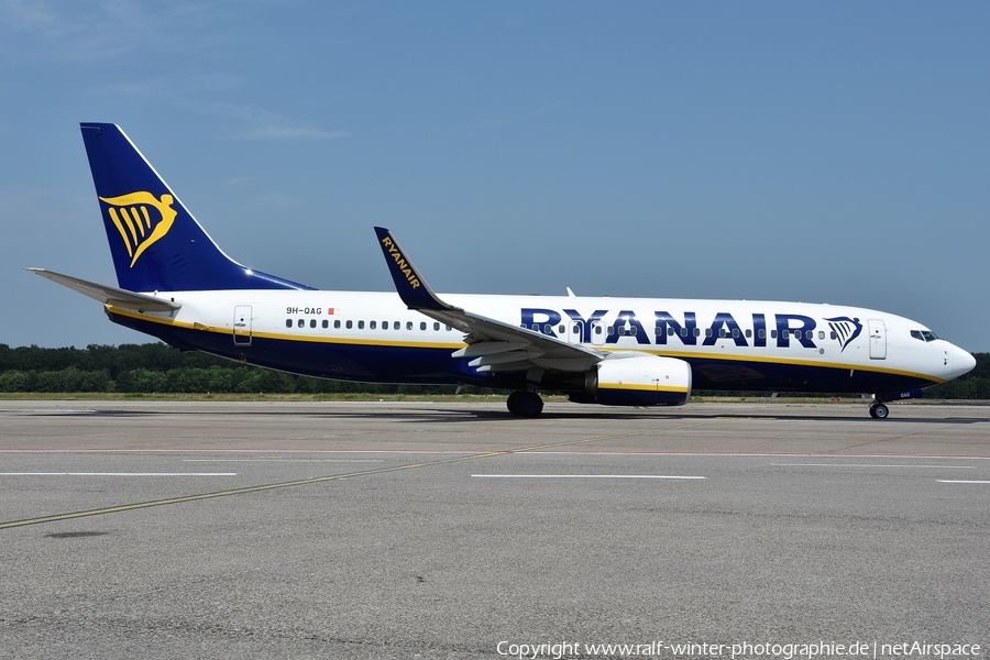 Malta Air (Ryanair) Boeing 737-8AS (9H-QAG) | Photo 406212