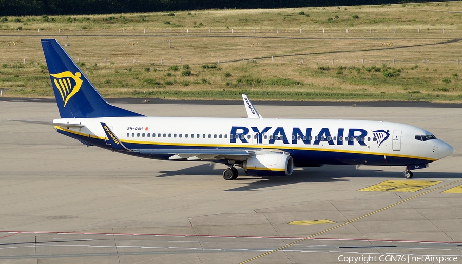 Malta Air (Ryanair) Boeing 737-8AS (9H-QAH) | Photo 334706