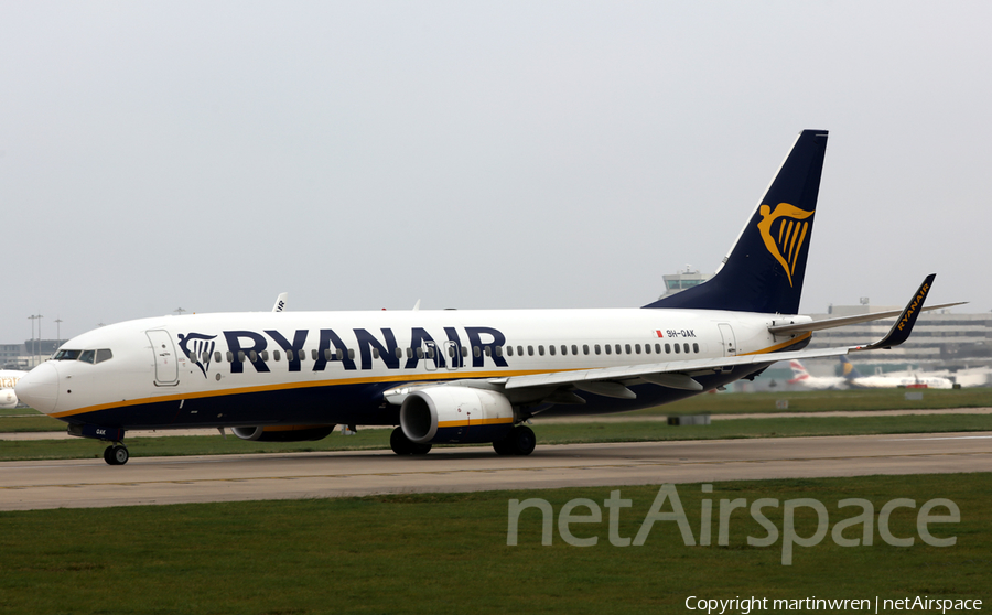 Malta Air (Ryanair) Boeing 737-8AS (9H-QAK) | Photo 349724