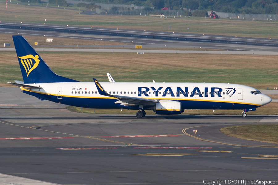 Malta Air (Ryanair) Boeing 737-8AS (9H-QAN) | Photo 526062