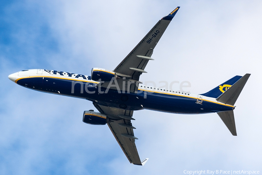 Malta Air (Ryanair) Boeing 737-8AS (9H-QAO) | Photo 374866