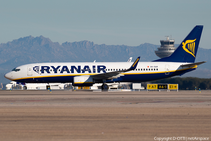 Malta Air (Ryanair) Boeing 737-8AS (9H-QAR) | Photo 376557