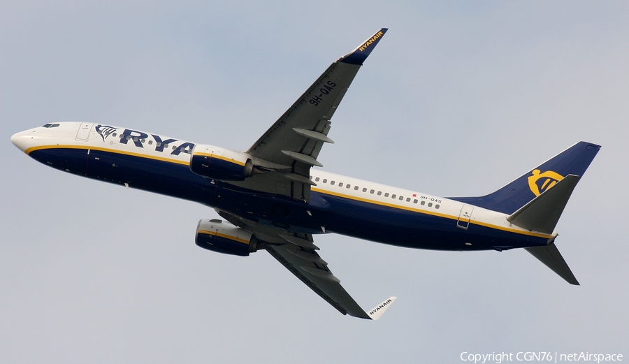 Malta Air (Ryanair) Boeing 737-8AS (9H-QAS) | Photo 459284