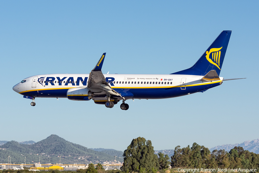 Malta Air (Ryanair) Boeing 737-8AS (9H-QAY) | Photo 423602