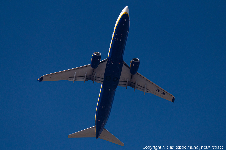 Malta Air (Ryanair) Boeing 737-8AS (9H-QBB) | Photo 405413